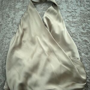 Zara Cream Halter Top